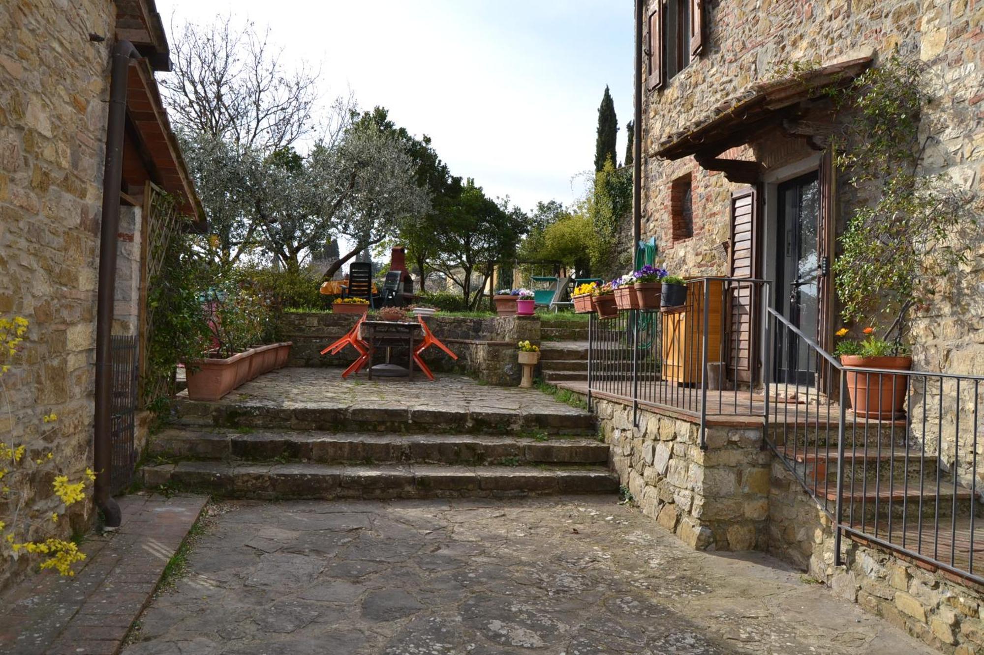 Apartamento Agriturismo Podere la Casa Panzano in Chianti Exterior foto